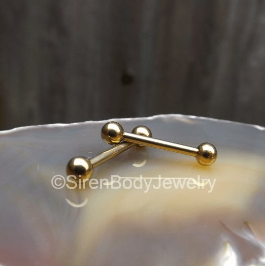 1 Piece Rose Gold Sparkle Triangle Zircon Nipple Ring Nipple Barbells –  JennySweety