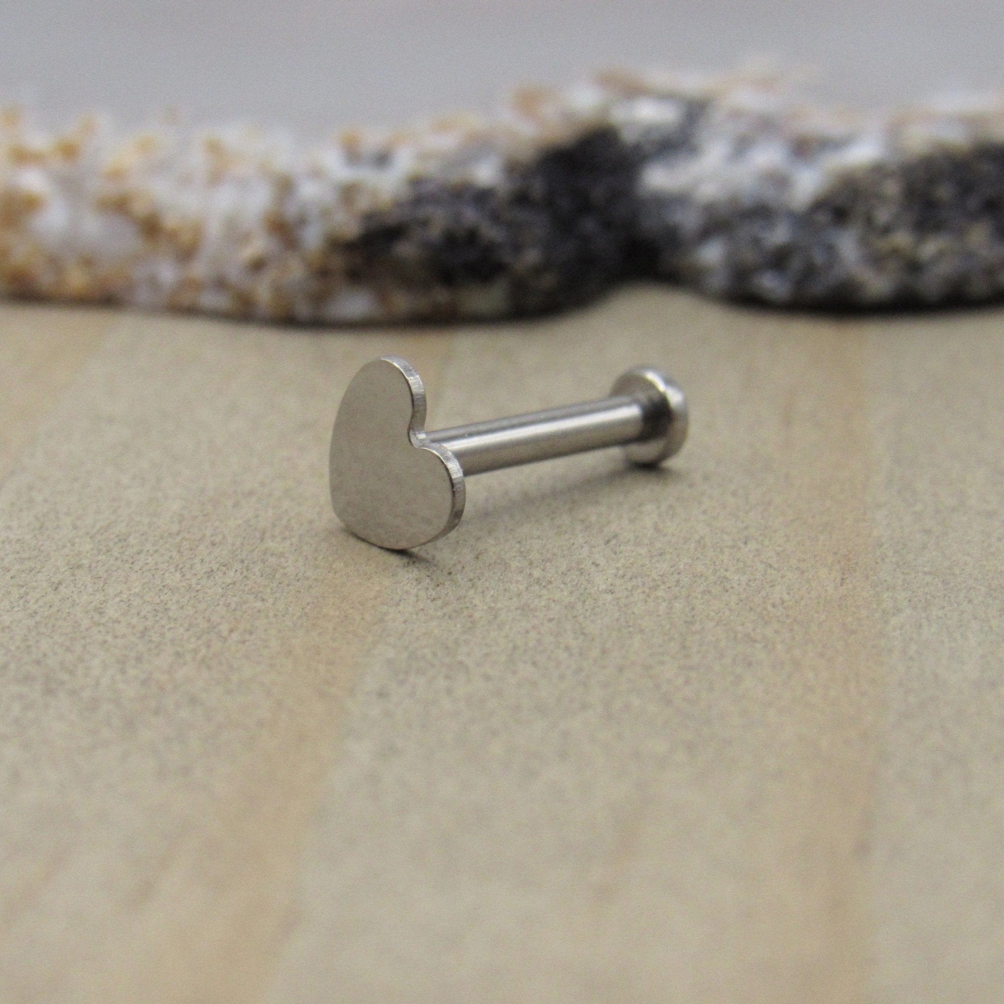 Titanium clearance labret earrings