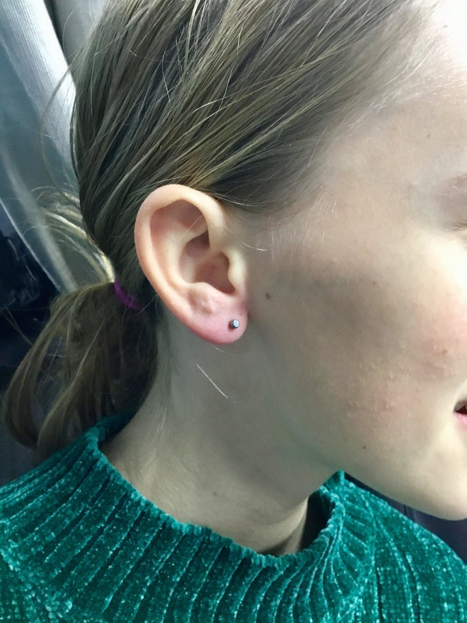 Celestial Crystal Push Pin Flat Back Earring | Maison Miru