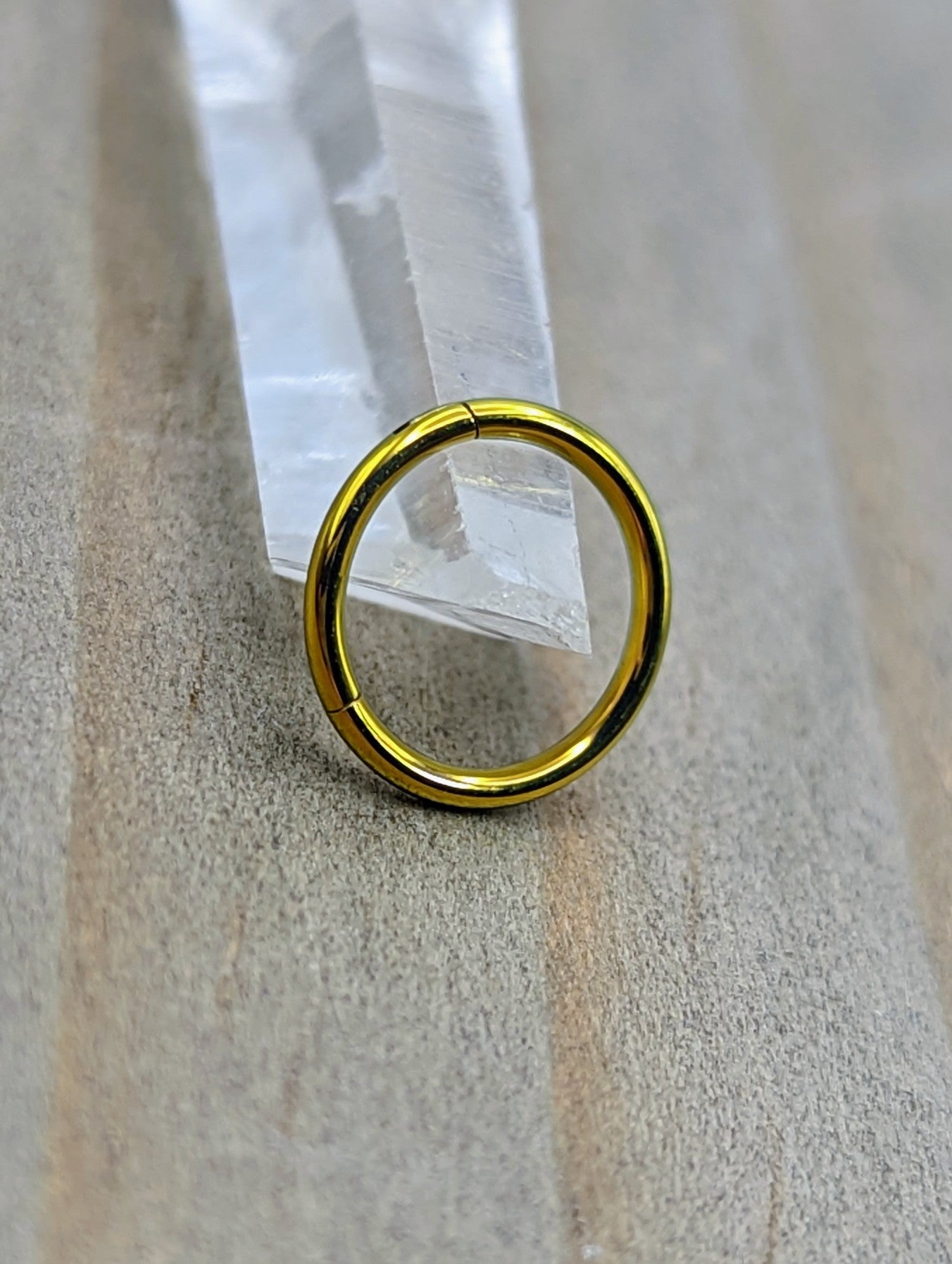 14 Gauge 9/16 Grey CZ Gem Rose Gold Tone Heart Nipple Ring Set
