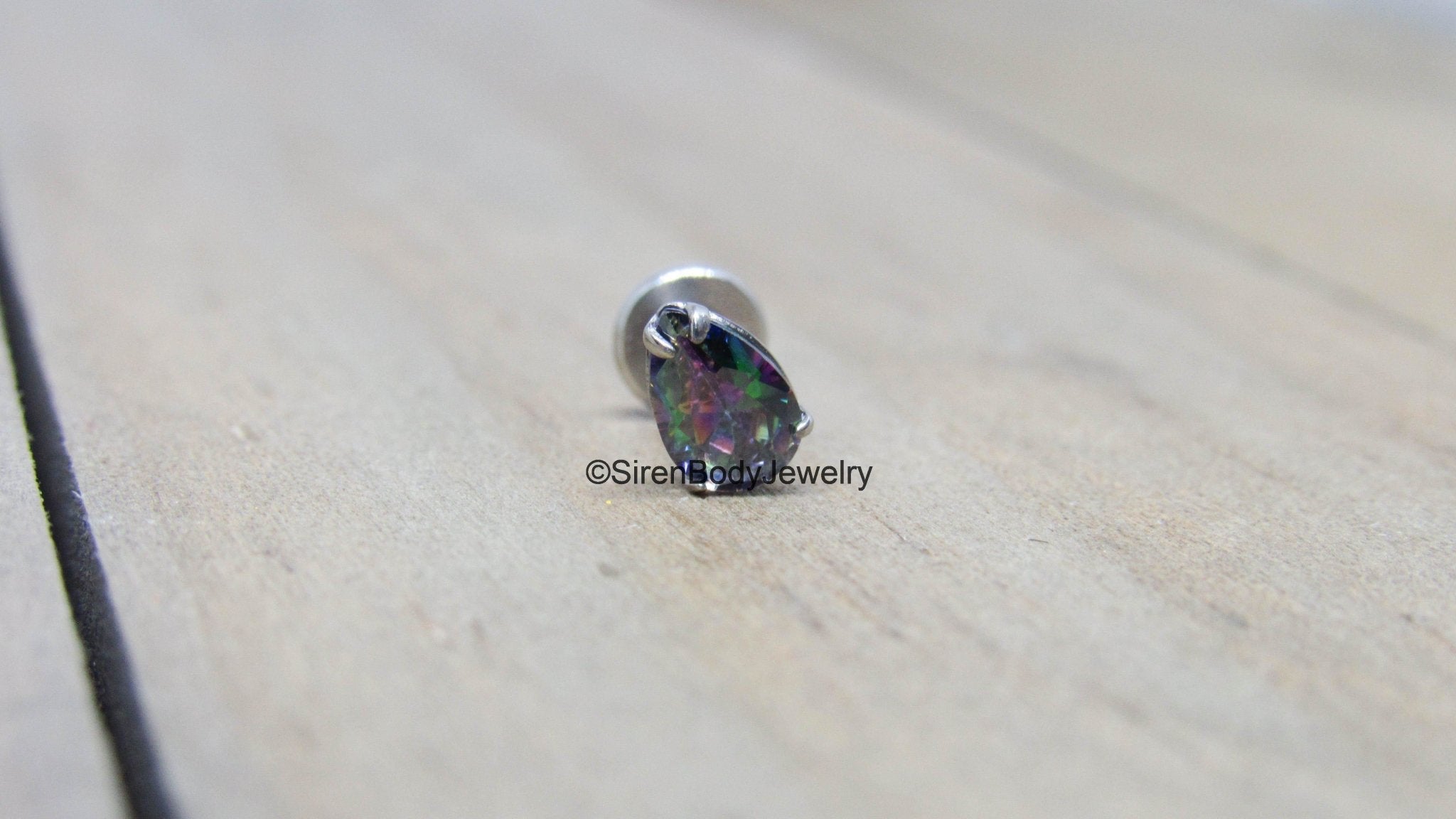 Teardrop clearance labret jewelry