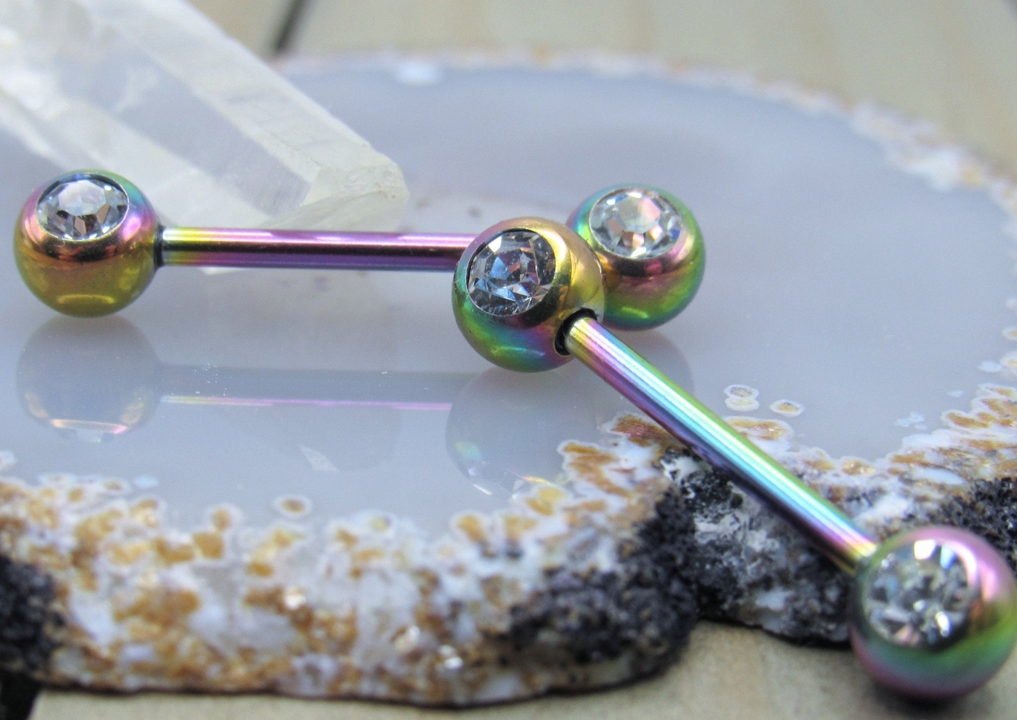 Rainbow hot sale nipple bars