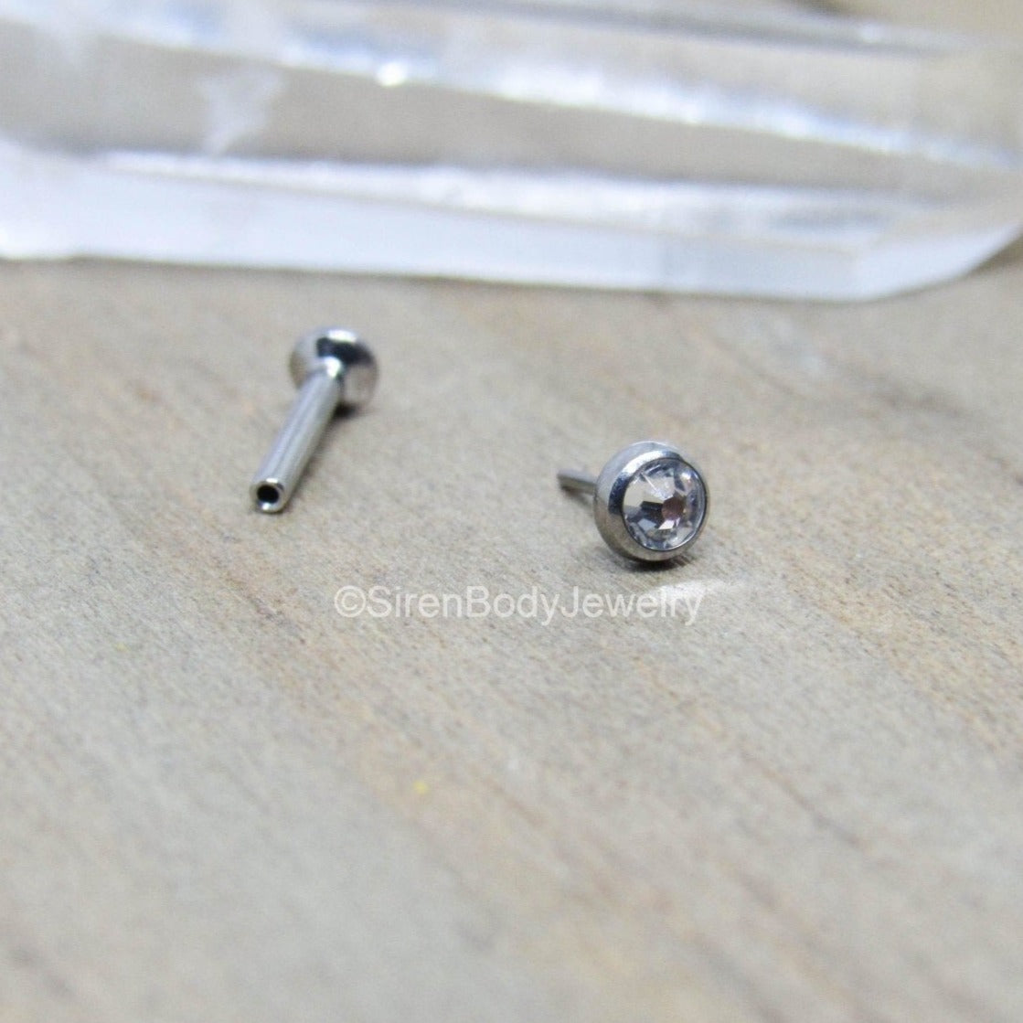 18ct Gold Nose Stud Screw Back with a Cubic Zirconia Stone (2mm - 5mm) |  Gold nose stud, Nose stud, Gold