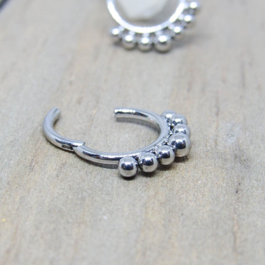 Small Size Silver Nose Ring For Non-Piercing - J.S Jewellery Store PK