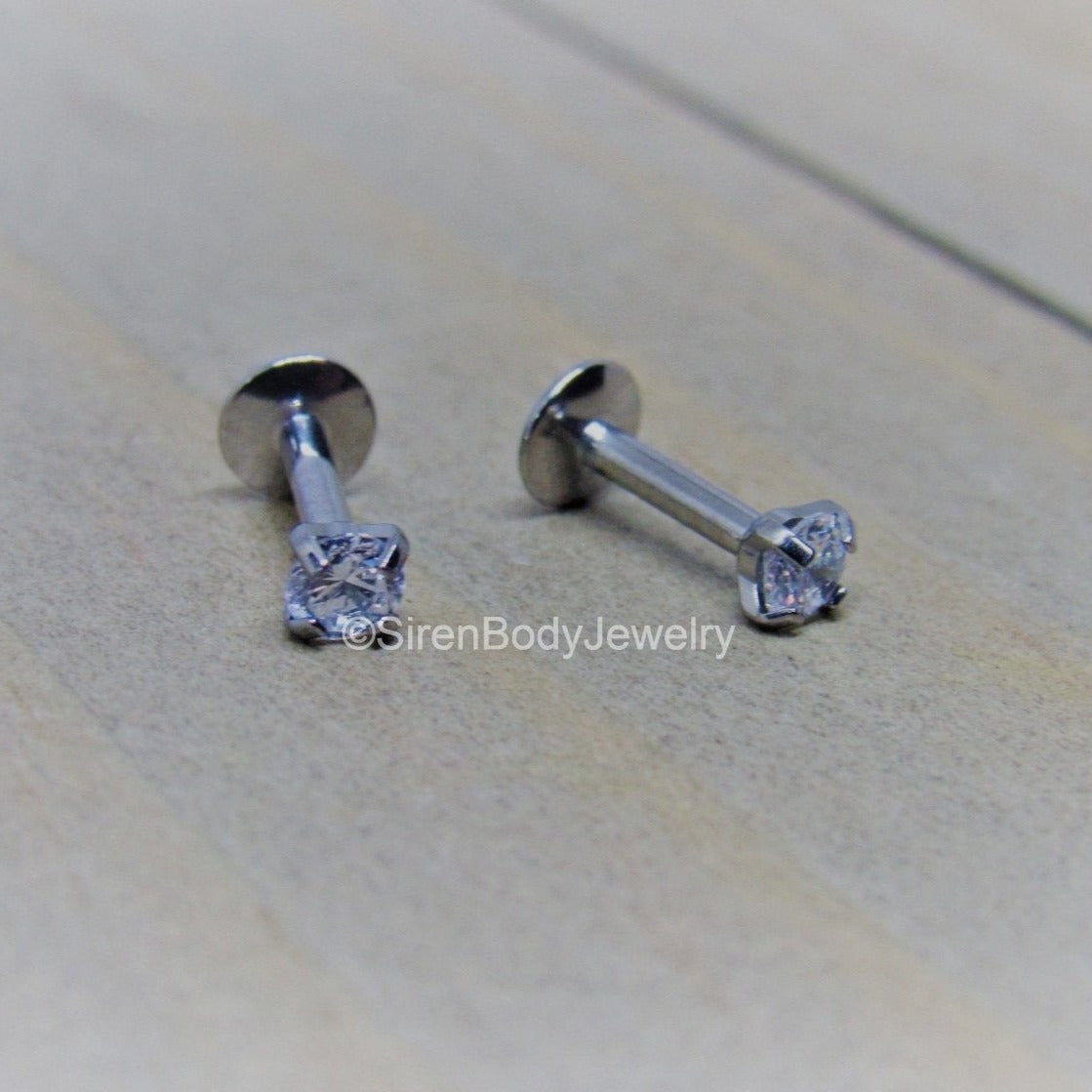 4-Pairs Screw Earring Backs for Diamond Stud Earrings, Stering