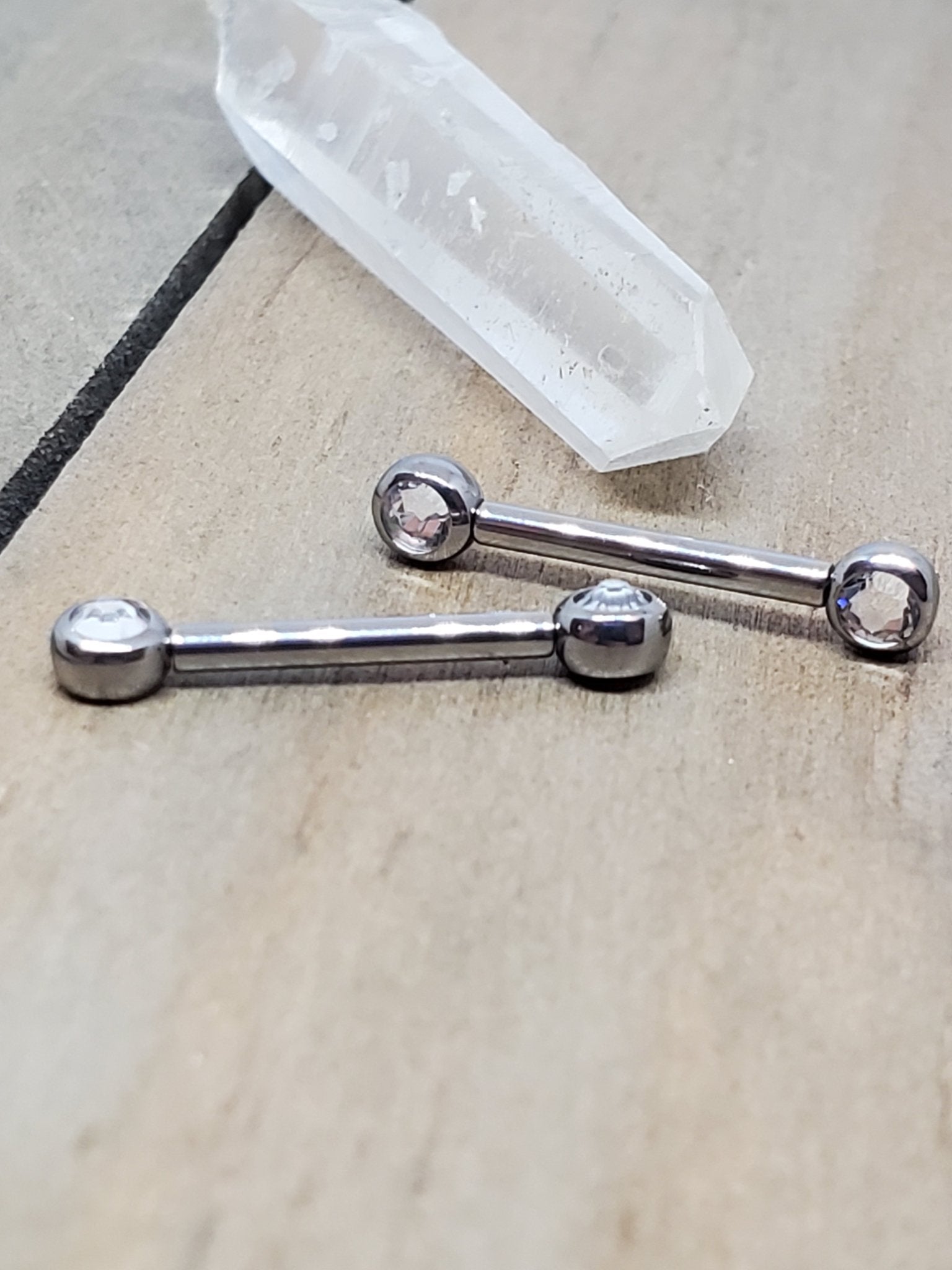 Nipple Barbell 5mm Forward Facing Diamond Shape C np45410c-pr
