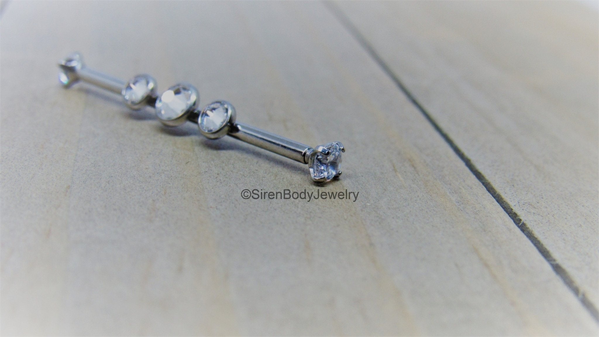 Clear hot sale industrial barbell